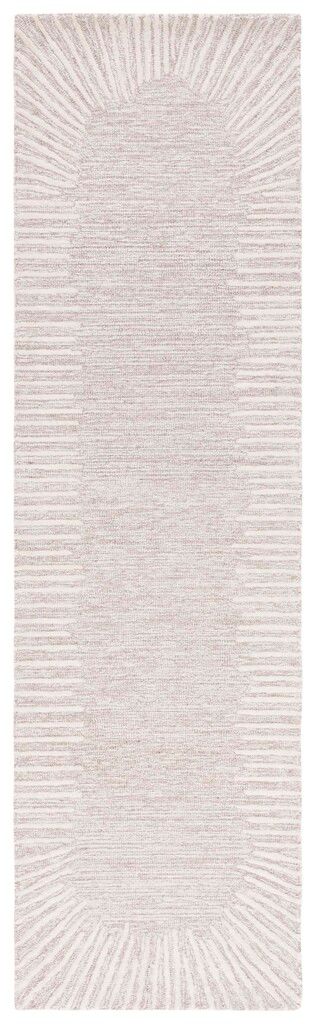 The appearance of Abstract 2'-3" x 12' Area Rug In Natural and Ivory designed by Safavieh in the modern / contemporary interior design. This natural and ivory piece of furniture was selected by 1StopBedrooms from Abstract Collection to add a touch of cosiness and style into your home. Sku: ABT478A-212. Material: Wool.