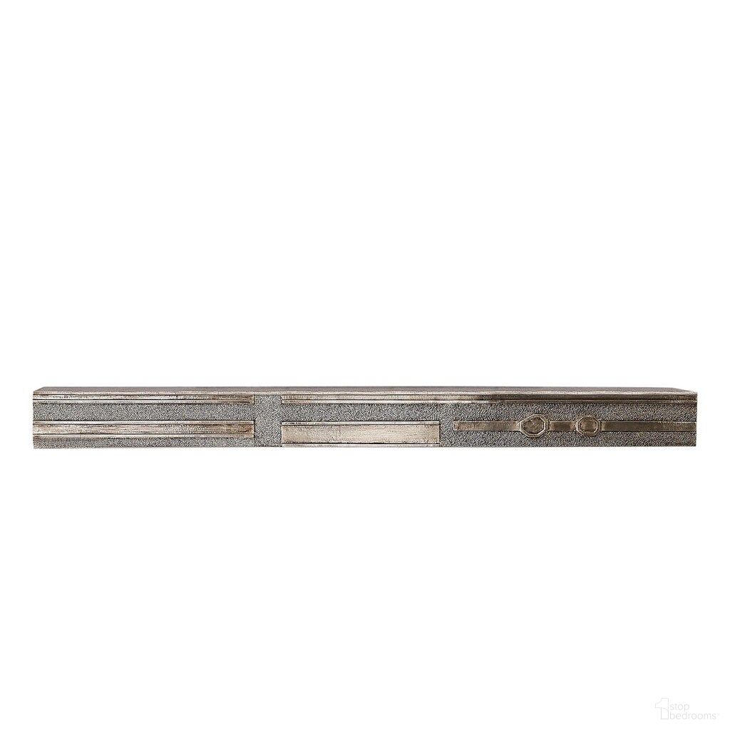 The appearance of Abstract Block Floating Shelf In Nickel designed by Global Views in the modern / contemporary interior design. This nickel piece of furniture was selected by 1StopBedrooms from Abstract Collection to add a touch of cosiness and style into your home. Sku: 993123. Material: MDF.