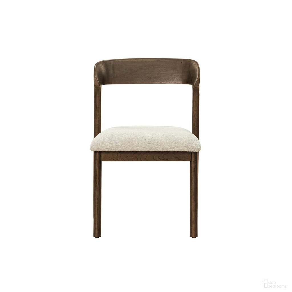 The appearance of Abstract Dining Chair Set of 2 In Smokey Chestnut and Ivory designed by LH Imports in the transitional interior design. This smokey chestnut/ivory piece of furniture was selected by 1StopBedrooms from Abstract Collection to add a touch of cosiness and style into your home. Sku: ABT025. Material: Polyester. Chair Type: Side Chair.