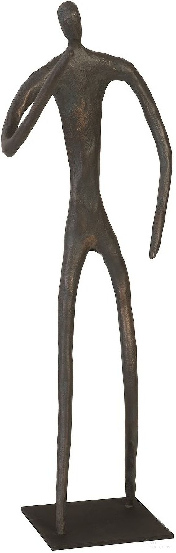 Abstract Figure On Metal Base In Bronze TH96034