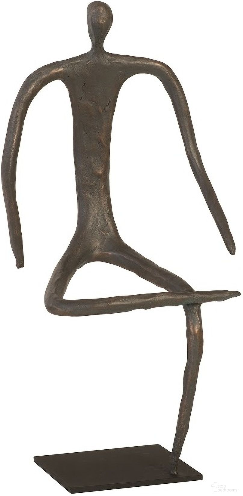 Abstract Figure On Metal Base In Bronze TH96036
