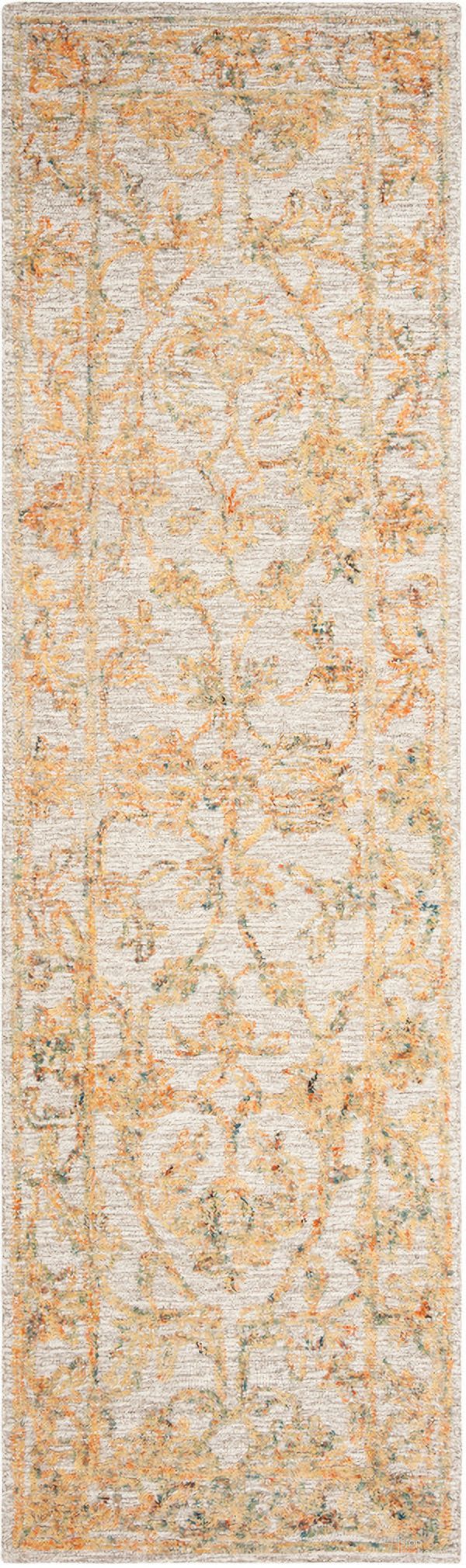 The appearance of Abstract Hand Tufted Beige and Gold 2'-3" x 8' Runner Rugs designed by Safavieh in the traditional interior design. This gold and beige piece of furniture  was selected by 1StopBedrooms from Abstract Collection to add a touch of cosiness and style into your home. Sku: ABT477A-28. Material: Wool.