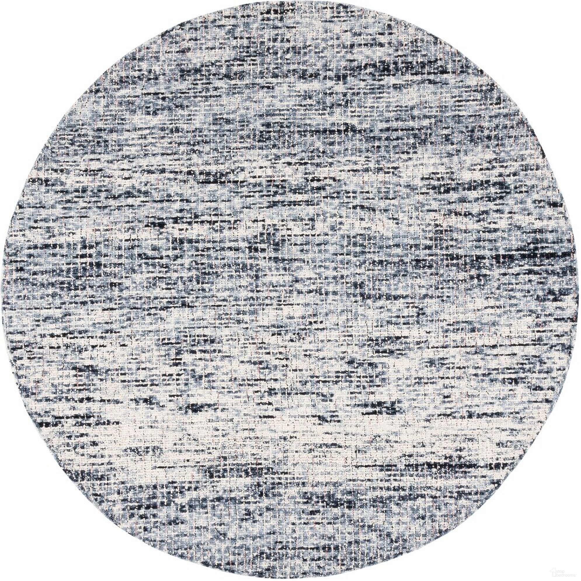 The appearance of Abstract Hand Tufted Black and Beige 6' x 6' Round Rugs designed by Safavieh in the modern / contemporary interior design. This black and beige piece of furniture  was selected by 1StopBedrooms from Abstract Collection to add a touch of cosiness and style into your home. Sku: ABT493Z-6R. Material: Wool.