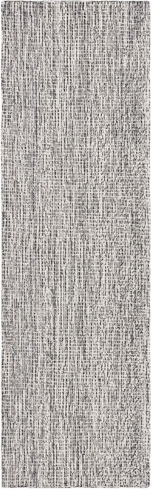The appearance of Abstract Hand Tufted Black and Grey 2'-3" x 8' Runner Rugs designed by Safavieh in the modern / contemporary interior design. This black and grey piece of furniture  was selected by 1StopBedrooms from Abstract Collection to add a touch of cosiness and style into your home. Sku: ABT483Z-28. Material: Wool.