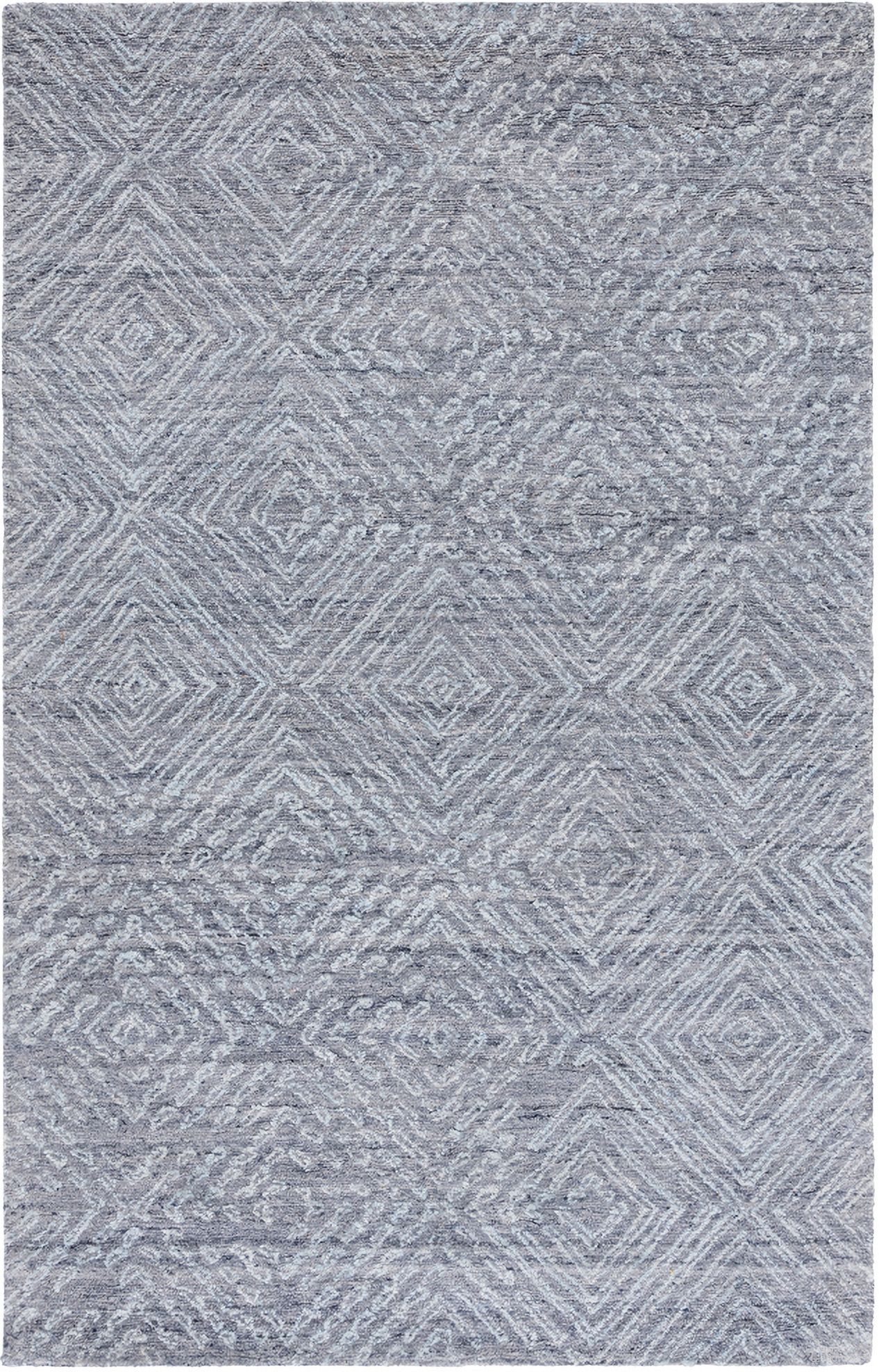 Abstract Hand Tufted Blue 3' x 5' Small Rectangle Rugs