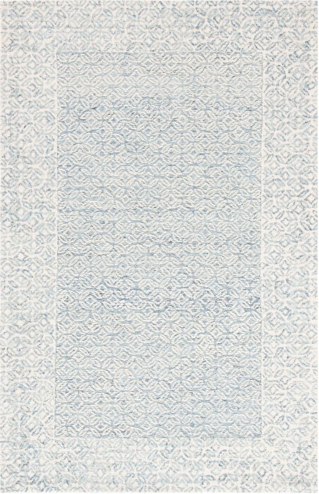 The appearance of Abstract Hand Tufted Blue and Ivory 2' x 3' Accent Rugs ABT342N-2 designed by Safavieh in the modern / contemporary interior design. This blue and ivory piece of furniture  was selected by 1StopBedrooms from Abstract Collection to add a touch of cosiness and style into your home. Sku: ABT342N-2. Material: Wool.