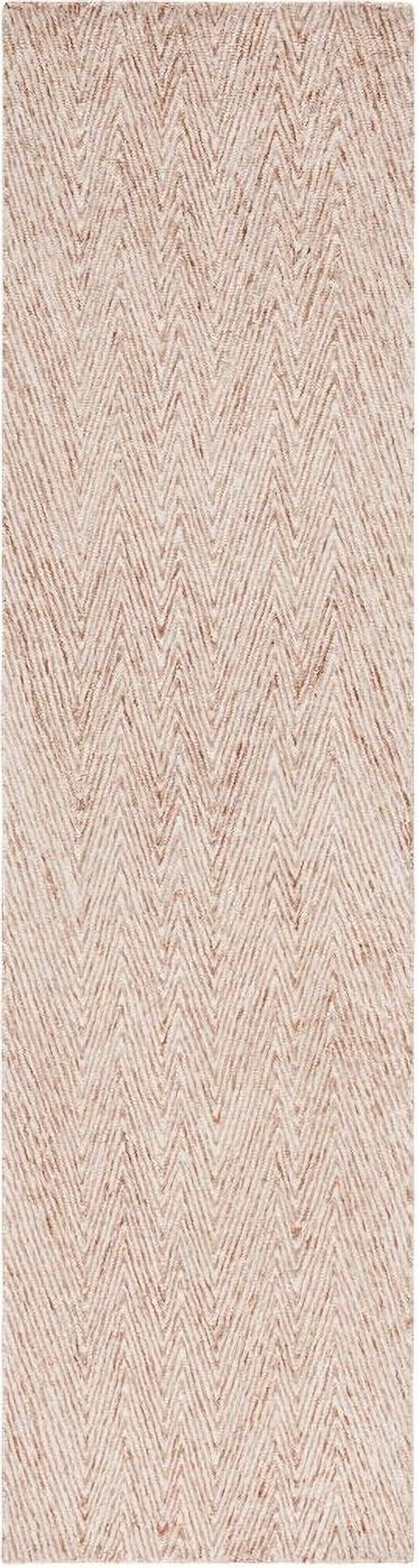 Abstract Hand Tufted Brown and Ivory 2'-3" x 9' Runner Rugs