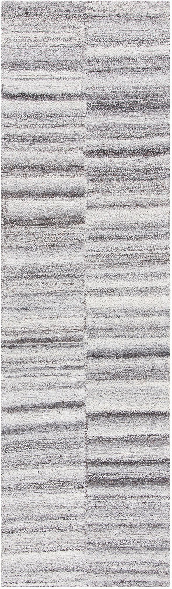 Abstract Hand Tufted Grey 2'-3" x 8' Runner Rugs ABT620F-28