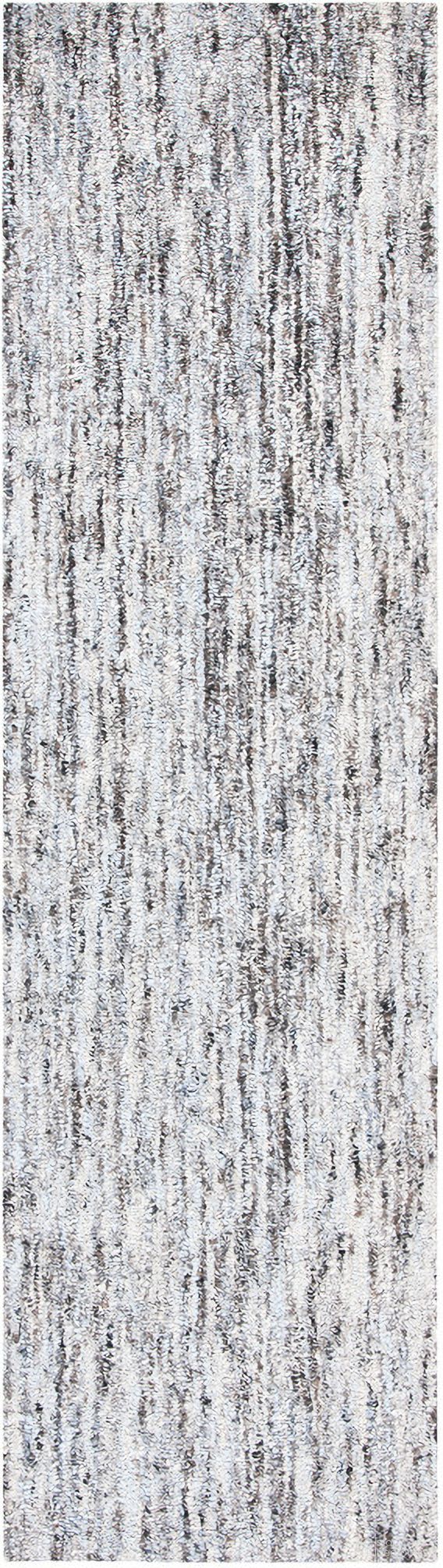 Abstract Hand Tufted Grey 2'-3" x 8' Runner Rugs ABT627F-28