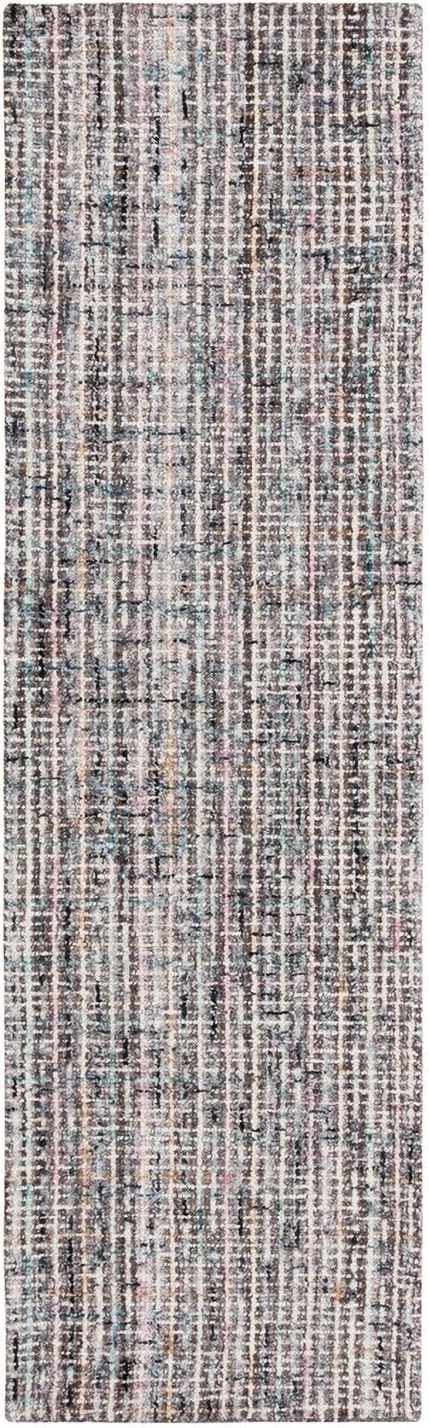 The appearance of Abstract Hand Tufted Grey and Brown 2'-3" x 8' Runner Rugs designed by Safavieh in the modern / contemporary interior design. This brown and grey piece of furniture  was selected by 1StopBedrooms from Abstract Collection to add a touch of cosiness and style into your home. Sku: ABT489F-28. Material: Wool.