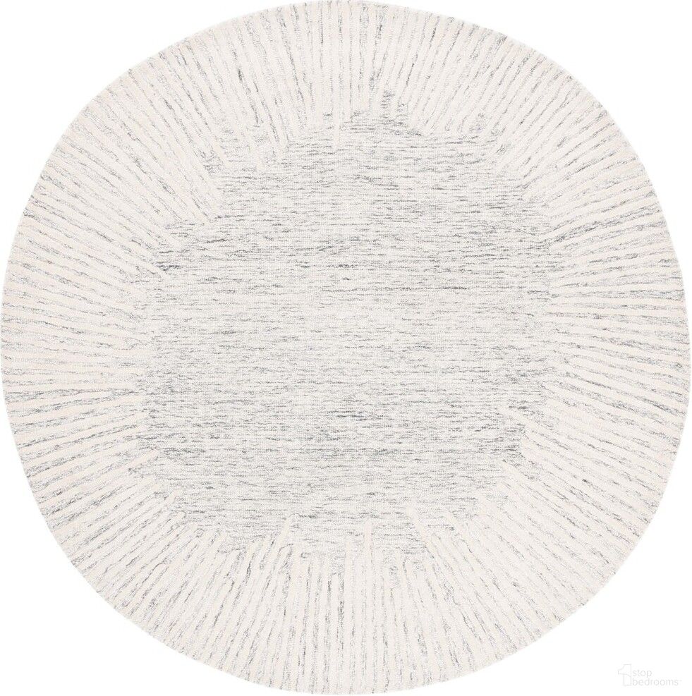 The appearance of Abstract Hand Tufted Grey and Ivory 6' x 6' Round Rugs ABT478F-6R designed by Safavieh in the modern / contemporary interior design. This grey and ivory piece of furniture was selected by 1StopBedrooms from Abstract Collection to add a touch of cosiness and style into your home. Sku: ABT478F-6R. Material: Wool.