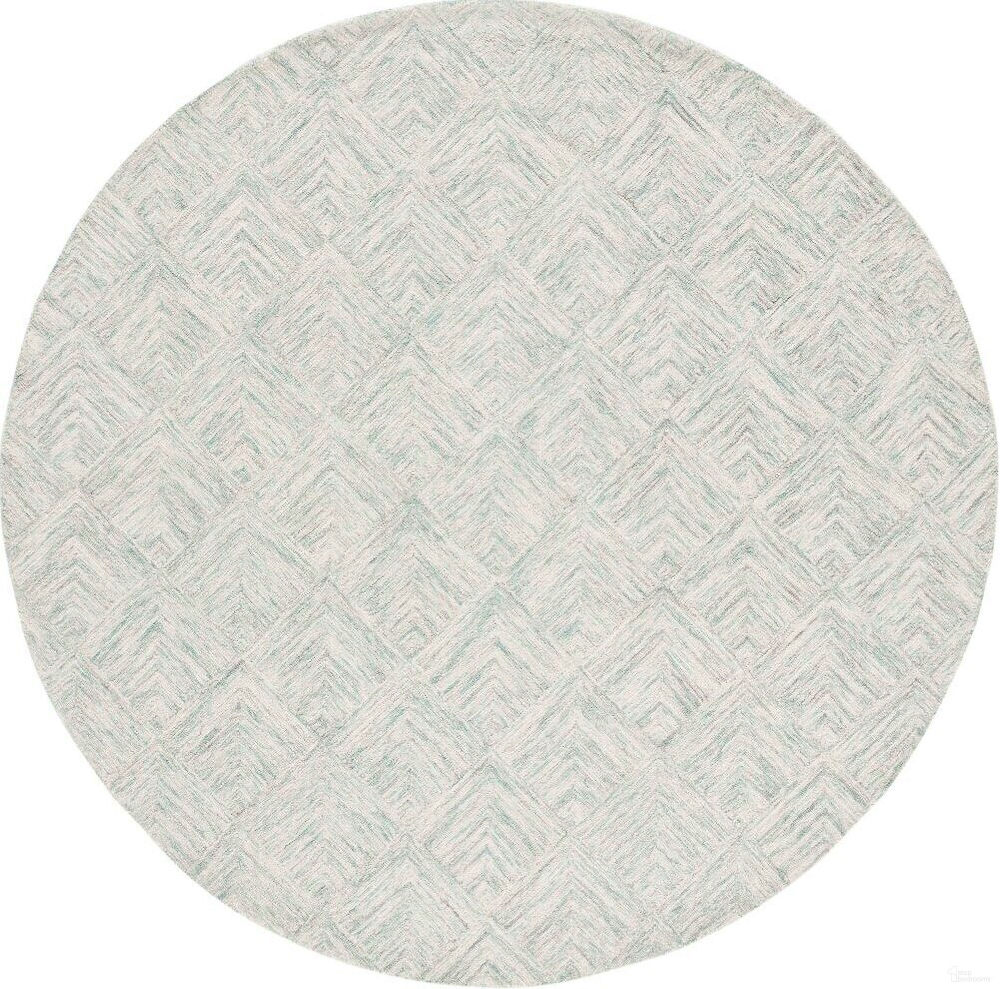 The appearance of Abstract Hand Tufted Grey and Turquoise 6' x 6' Round Rugs ABT428F-6R designed by Safavieh in the transitional interior design. This gray turquoise piece of furniture was selected by 1StopBedrooms from Abstract Collection to add a touch of cosiness and style into your home. Sku: ABT428F-6R. Material: Wool.