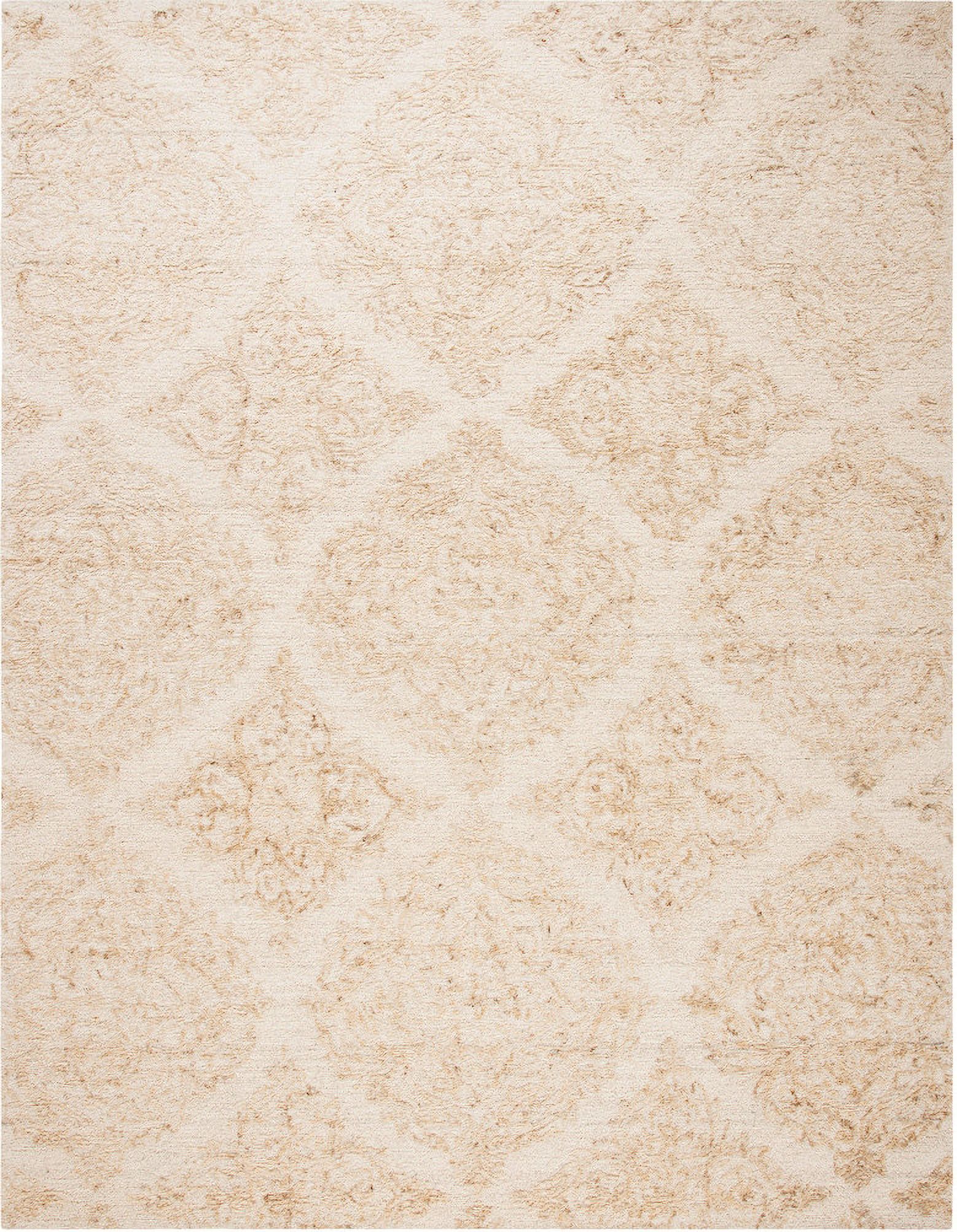 The appearance of Abstract Hand Tufted Ivory and Beige 11' x 15' Oversized Rugs ABT346B-1115 designed by Safavieh in the coastal interior design. This ivory and beige piece of furniture  was selected by 1StopBedrooms from Abstract Collection to add a touch of cosiness and style into your home. Sku: ABT346B-1115. Material: Wool.