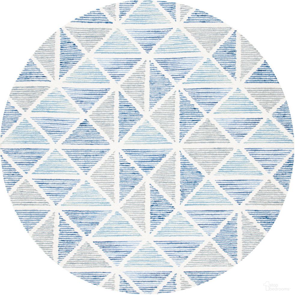 The appearance of Abstract Hand Tufted Ivory and Blue 6' x 6' Round Rugs ABT655A-6R designed by Safavieh in the modern / contemporary interior design. This ivory and blue piece of furniture was selected by 1StopBedrooms from Abstract Collection to add a touch of cosiness and style into your home. Sku: ABT655A-6R. Material: Wool.