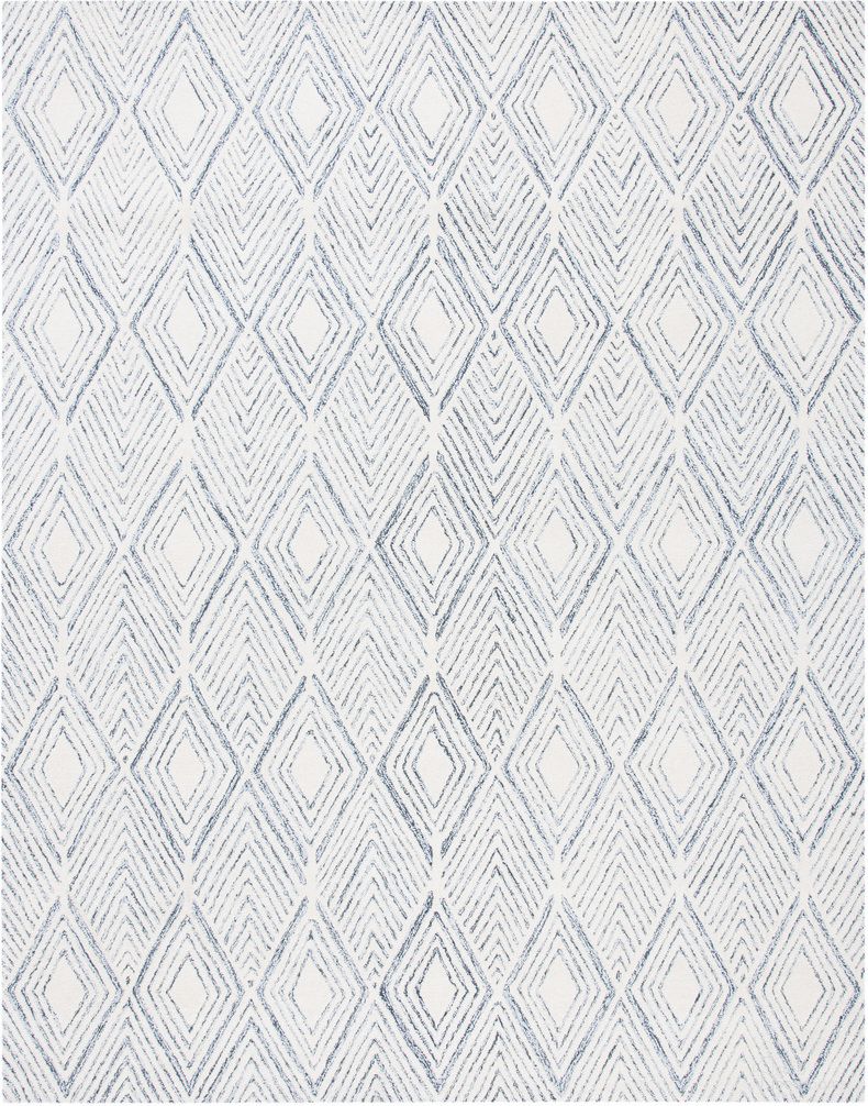 The appearance of Abstract Hand Tufted Ivory and Charcoal 11' x 15' Oversized Rugs designed by Safavieh in the modern / contemporary interior design. This ivory and charcoal piece of furniture  was selected by 1StopBedrooms from Abstract Collection to add a touch of cosiness and style into your home. Sku: ABT350A-1115. Material: Wool.