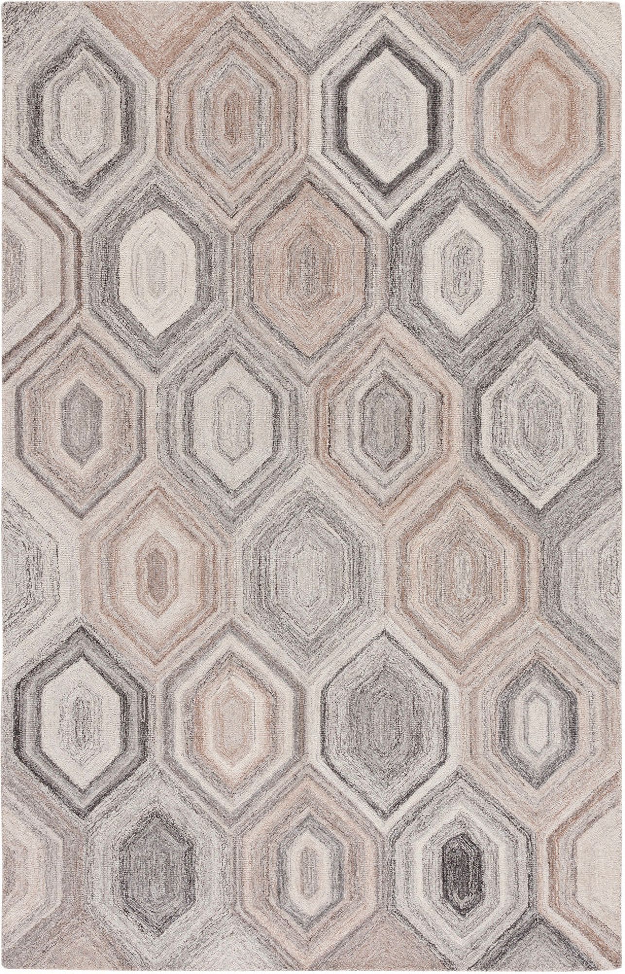 The appearance of Abstract Hand Tufted Natural and Grey 4' x 6' Small Rectangle Rugs designed by Safavieh in the modern / contemporary interior design. This natural and grey piece of furniture was selected by 1StopBedrooms from Abstract Collection to add a touch of cosiness and style into your home. Sku: ABT902F-4. Material: Wool.