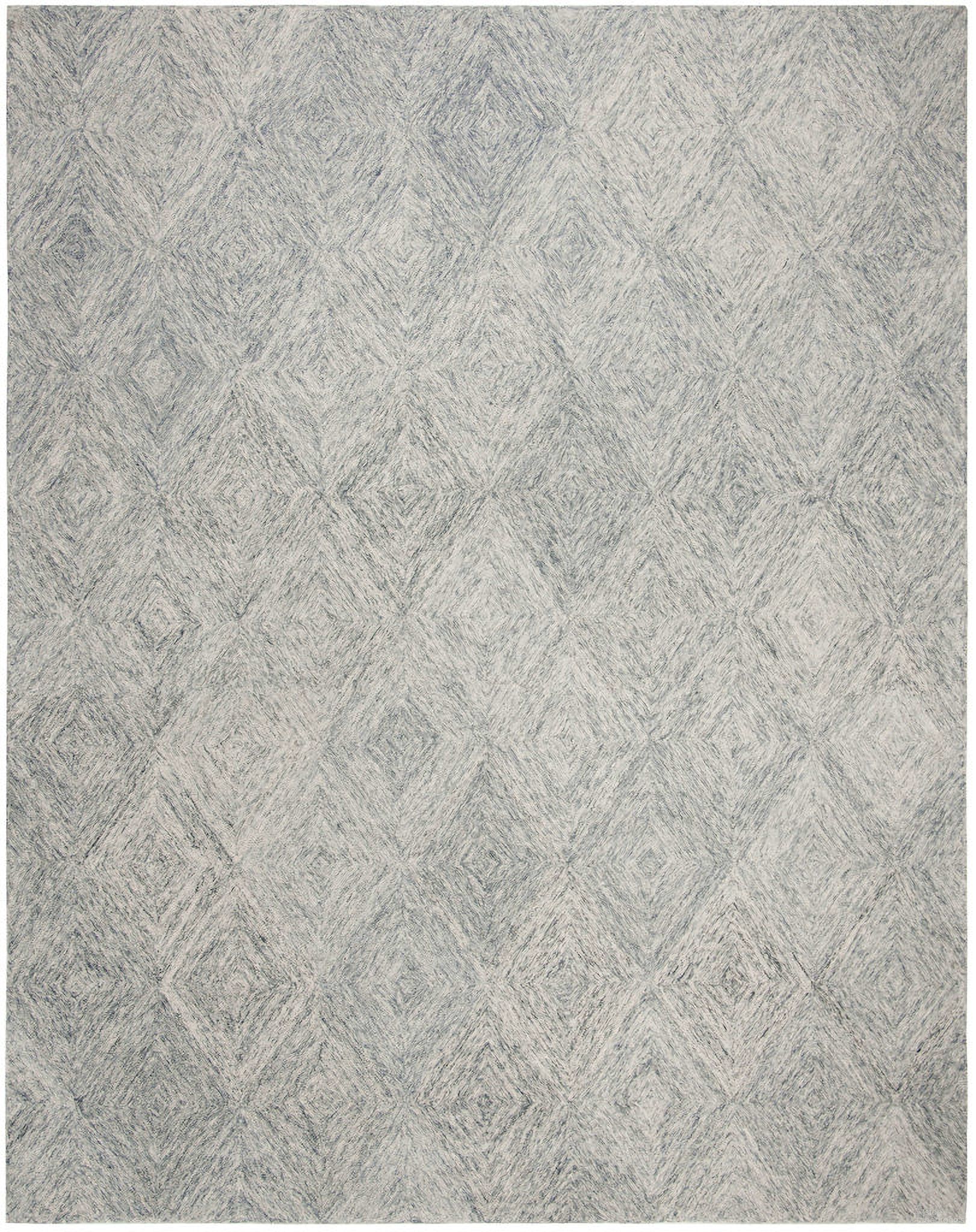 The appearance of Abstract Hand Tufted Silver 9' x 12' Large Rectangle Rugs designed by Safavieh in the modern / contemporary interior design. This silver piece of furniture  was selected by 1StopBedrooms from Abstract Collection to add a touch of cosiness and style into your home. Sku: ABT767G-9. Material: Wool.