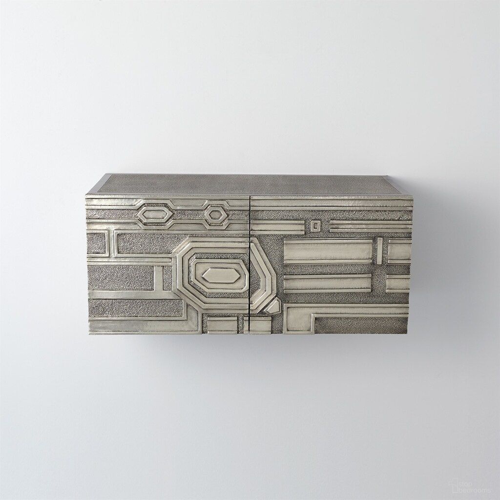 The appearance of Abstract Left Block Cabinet In Nickel designed by Global Views in the modern / contemporary interior design. This nickel piece of furniture was selected by 1StopBedrooms from Abstract Collection to add a touch of cosiness and style into your home. Sku: 993755. Material: Wood.