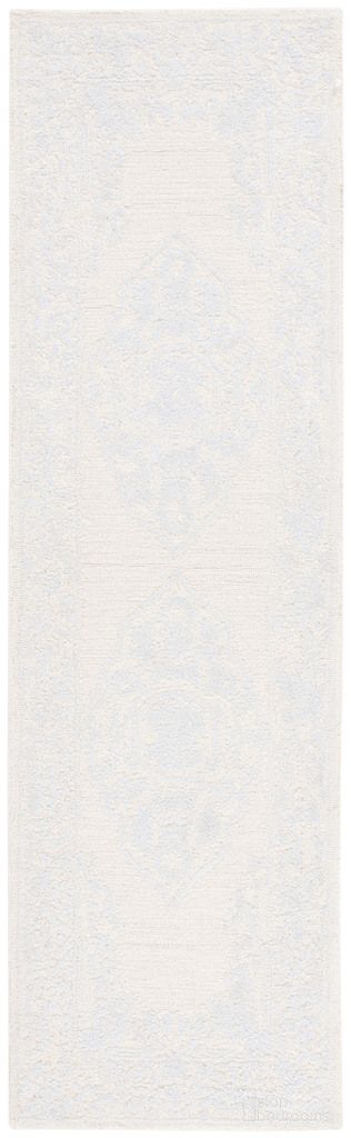 The appearance of Abstract Oriental 2'-3" x 8' Area Rug In Ivory and Beige designed by Safavieh in the traditional interior design. This ivory and beige piece of furniture  was selected by 1StopBedrooms from Abstract Collection to add a touch of cosiness and style into your home. Sku: ABT359A-28. Material: Wool.