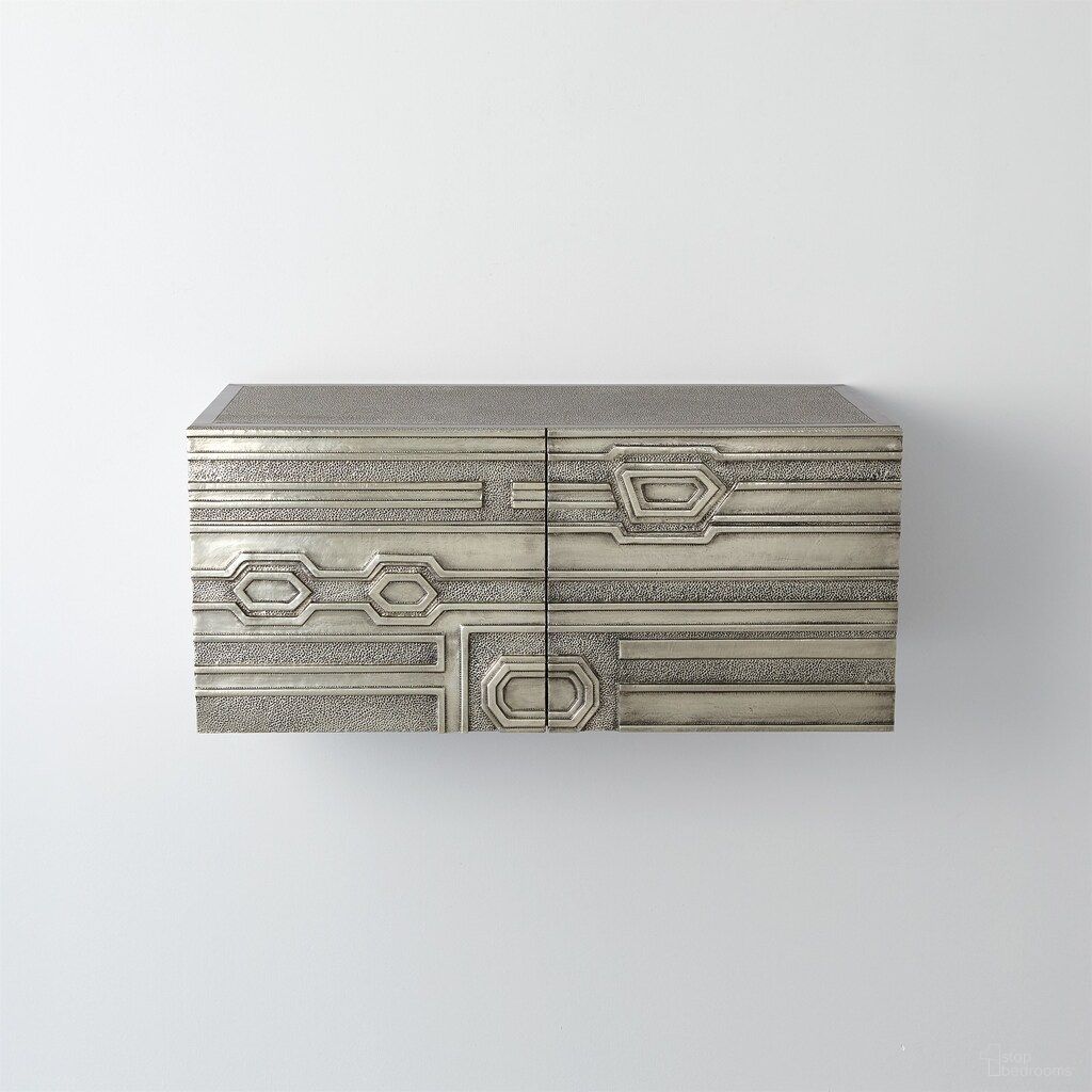 The appearance of Abstract Right Block Cabinet In Nickel designed by Global Views in the modern / contemporary interior design. This nickel piece of furniture was selected by 1StopBedrooms from Abstract Collection to add a touch of cosiness and style into your home. Sku: 993754. Material: Wood.