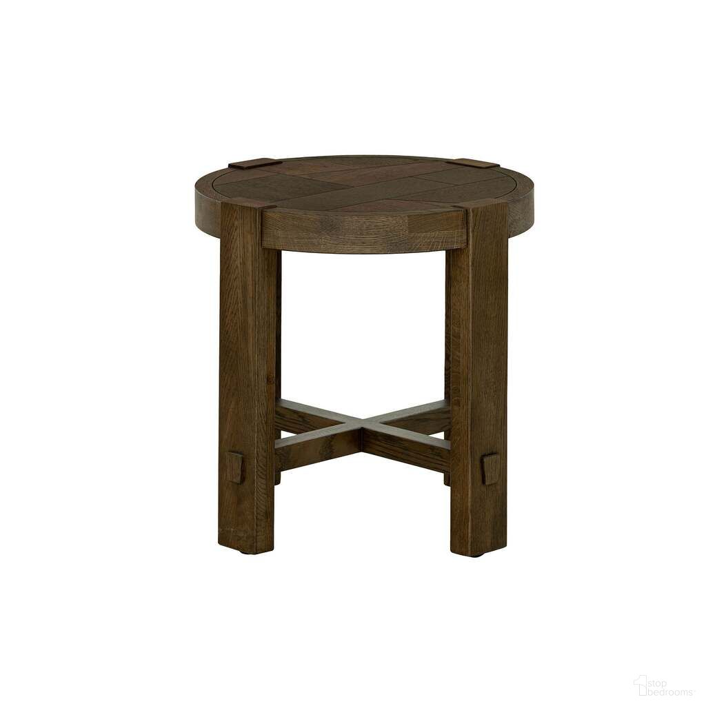 The appearance of Abstract Side Table In Smokey Chestnut designed by LH Imports in the modern / contemporary interior design. This smokey chestnut piece of furniture  was selected by 1StopBedrooms from Abstract Collection to add a touch of cosiness and style into your home. Sku: ABT033. Material: Oak.