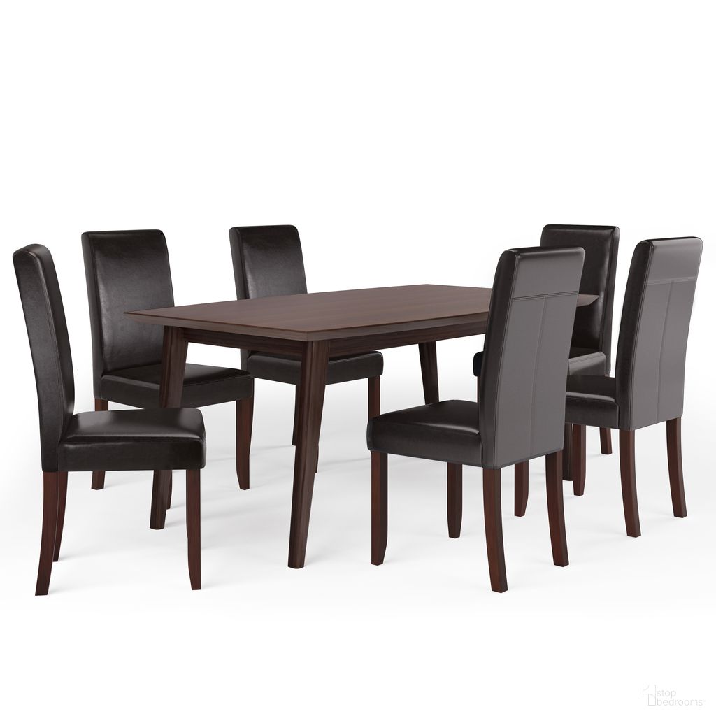 Acadian/Draper 7-Piece Dining Set In Tanners Brown