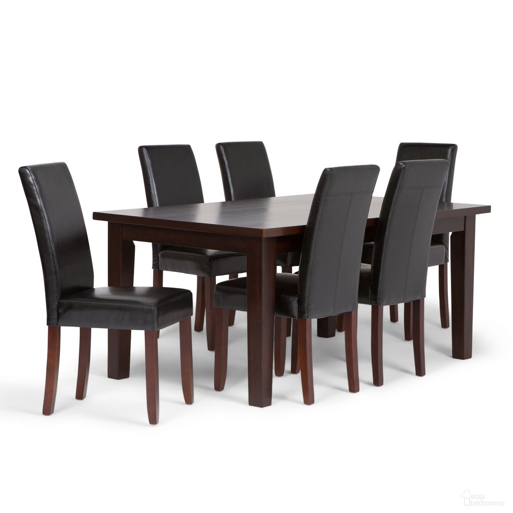 Acadian/Eastwood 7-Piece Dining Set In Midnight Black