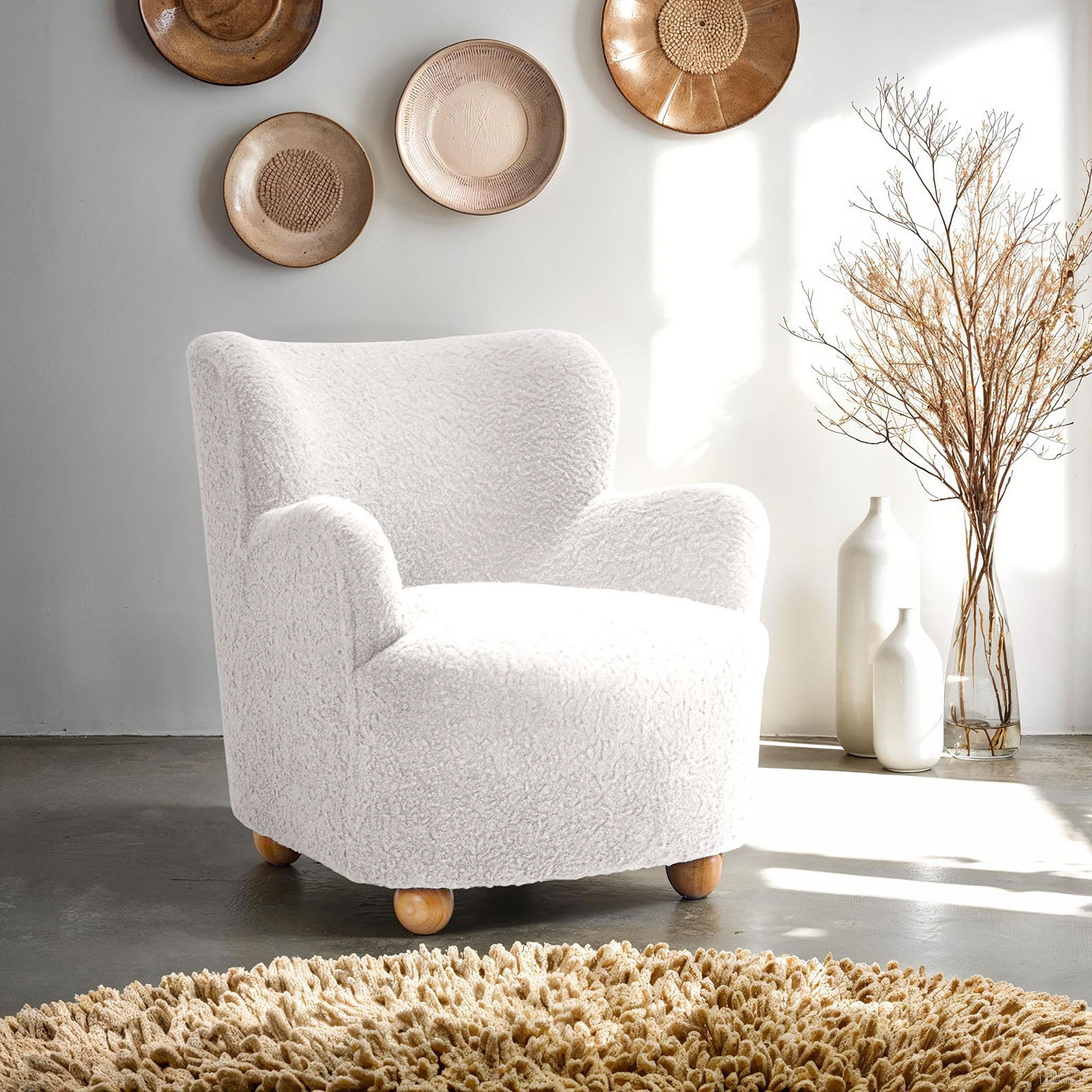 The appearance of Acaso Accent Chair In White designed by Furniture of America in the modern / contemporary interior design. This white piece of furniture was selected by 1StopBedrooms from Acaso Collection to add a touch of cosiness and style into your home. Sku: FM-AC8017WH. Material: Fabric.