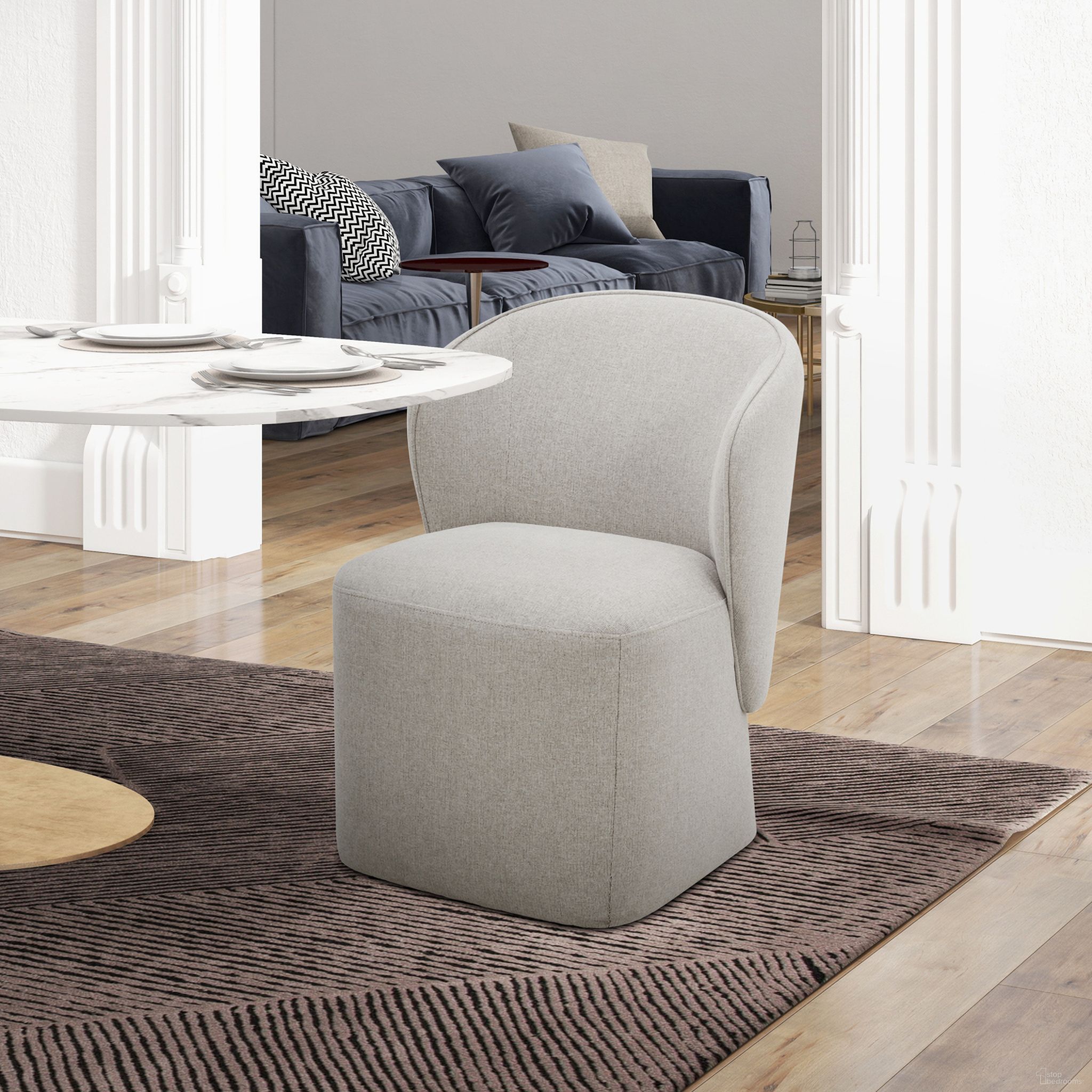The appearance of Accent Dining Chair with Casters In Truffle designed by Liberty in the bohemian interior design. This truffle piece of furniture was selected by 1StopBedrooms from Accent Collection to add a touch of cosiness and style into your home. Sku: 730-ADC90-TR. Material: Solid Hardwood. Chair Type: Side Chair.