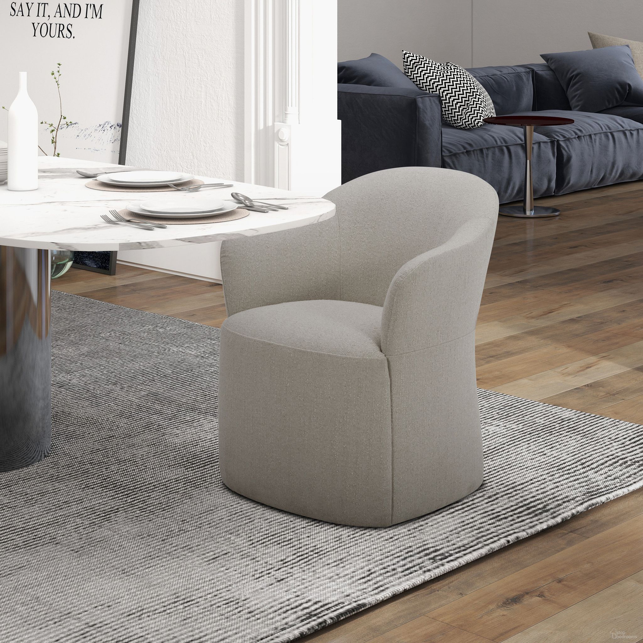 The appearance of Accent Dining Chair with Casters In Truffle designed by Liberty in the bohemian interior design. This truffle piece of furniture was selected by 1StopBedrooms from Accent Collection to add a touch of cosiness and style into your home. Sku: 731-ADC90-TR. Material: Solid Hardwood. Chair Type: Side Chair.
