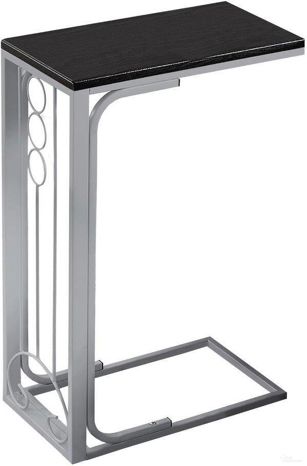 The appearance of Accent Table In Black Top With Silver Metal designed by Monarch Specialties in the modern / contemporary interior design. This silver piece of furniture  was selected by 1StopBedrooms from  to add a touch of cosiness and style into your home. Sku: I 3137. Material: MDF.