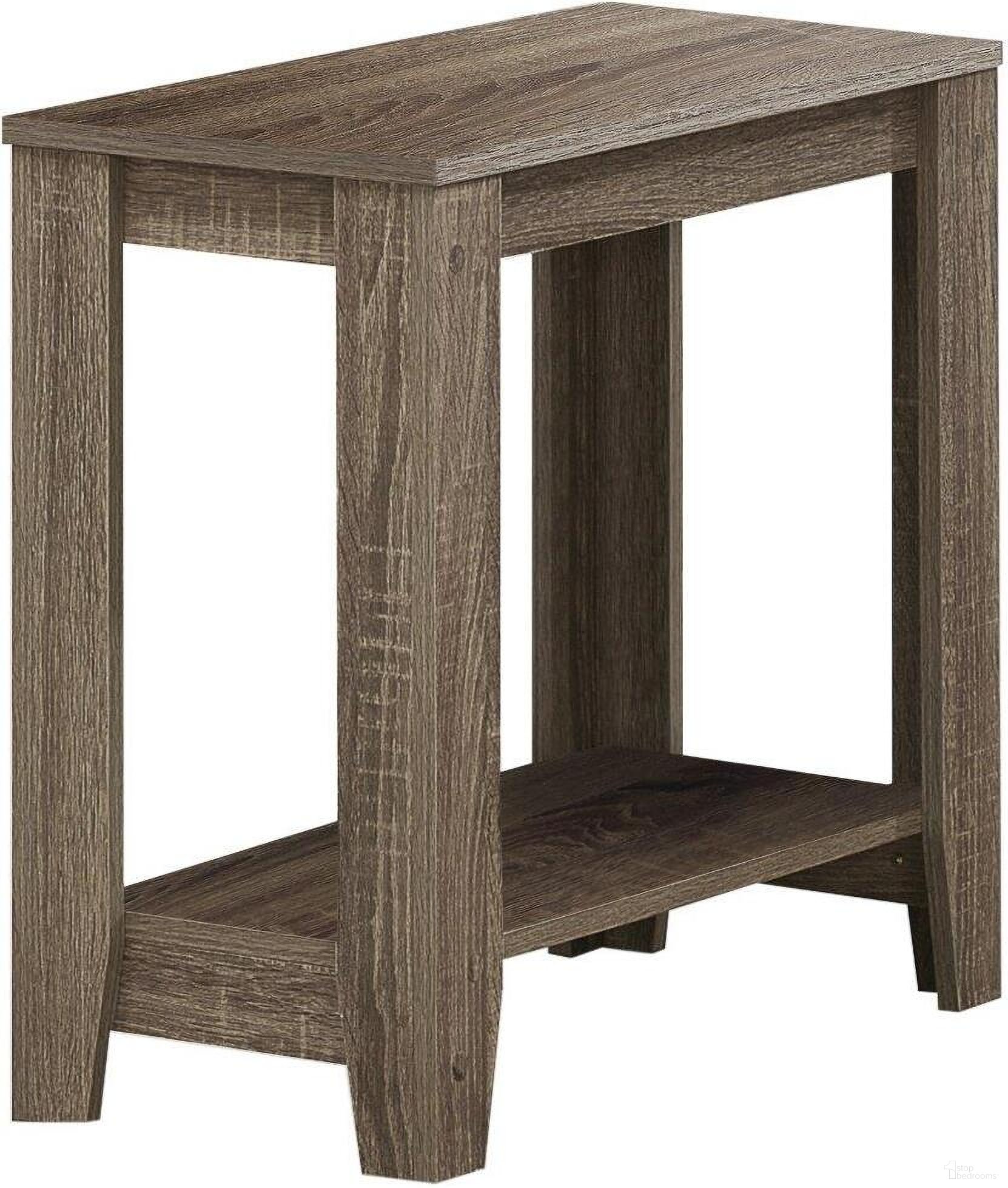Accent Table In Dark Taupe