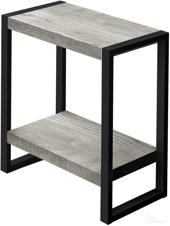 The appearance of Accent Table In Grey Reclaimed Wood Look I 2857 designed by Monarch Specialties in the industrial interior design. This grey piece of furniture  was selected by 1StopBedrooms from  to add a touch of cosiness and style into your home. Sku: I 2857. Material: MDF.
