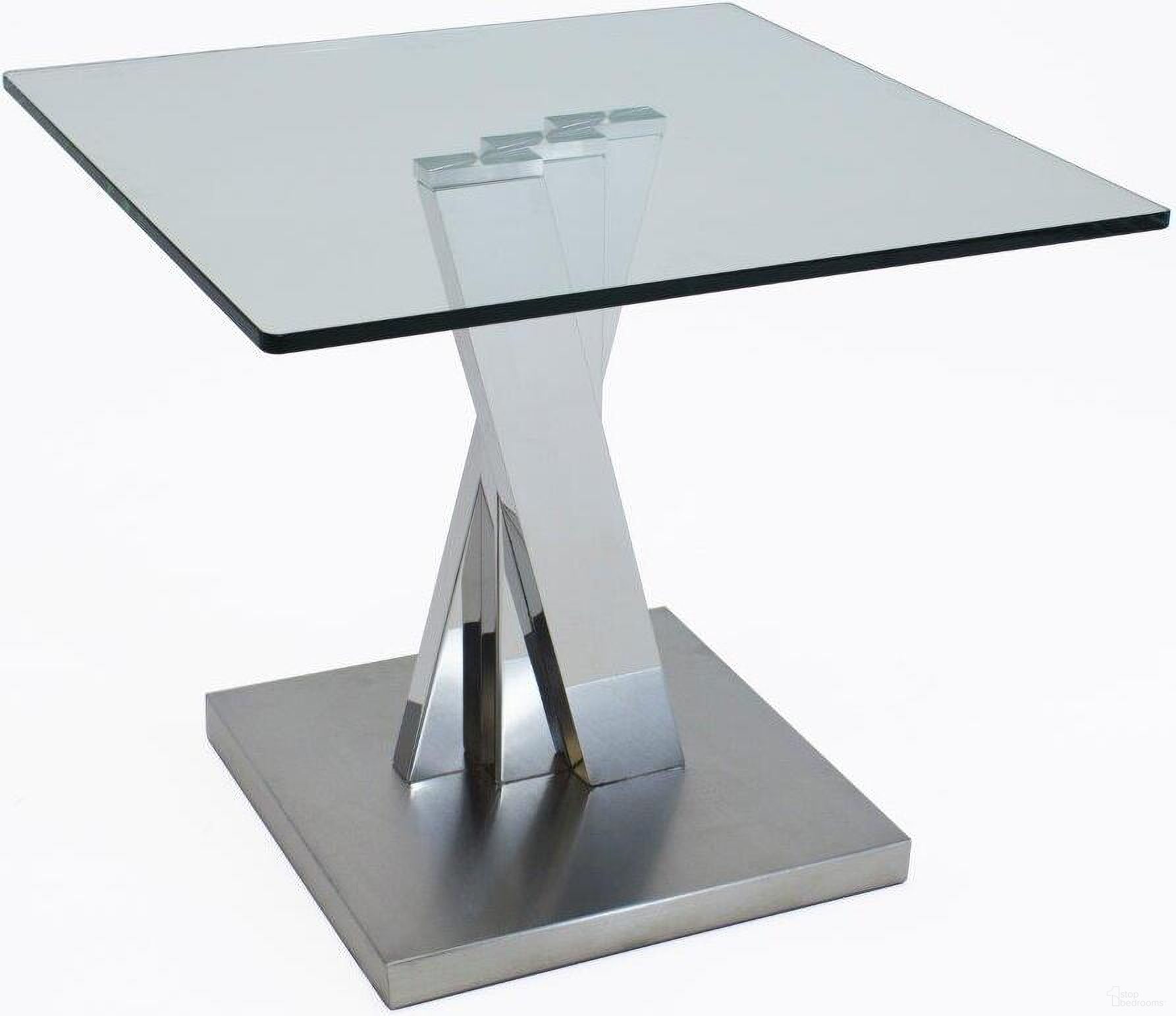 The appearance of Ace Glass Lamp Table designed by Sharelle Furnishings in the modern / contemporary interior design. This stainless steel piece of furniture  was selected by 1StopBedrooms from Ace Collection to add a touch of cosiness and style into your home. Sku: ACE-GL-LAMP.