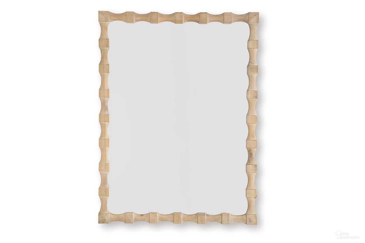 Acelmore Accent Mirror In Light Brown