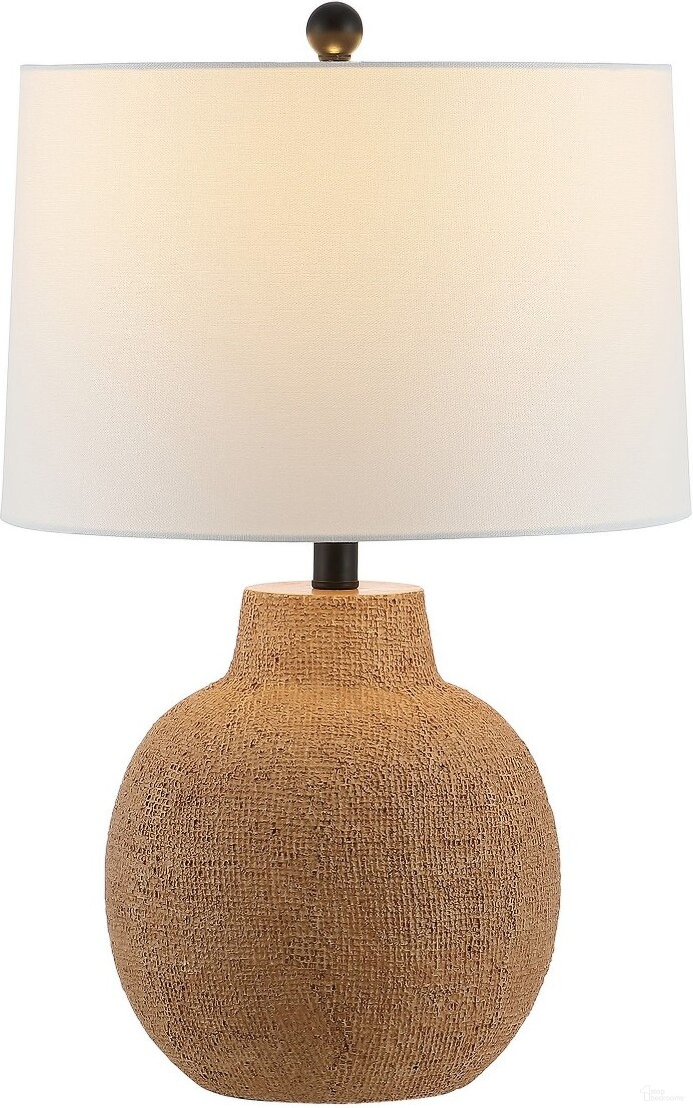 The appearance of Acer Table Lamp in White designed by Safavieh in the modern / contemporary interior design. This white piece of furniture  was selected by 1StopBedrooms from Acer Collection to add a touch of cosiness and style into your home. Sku: TBL4428A. Material: Resin.
