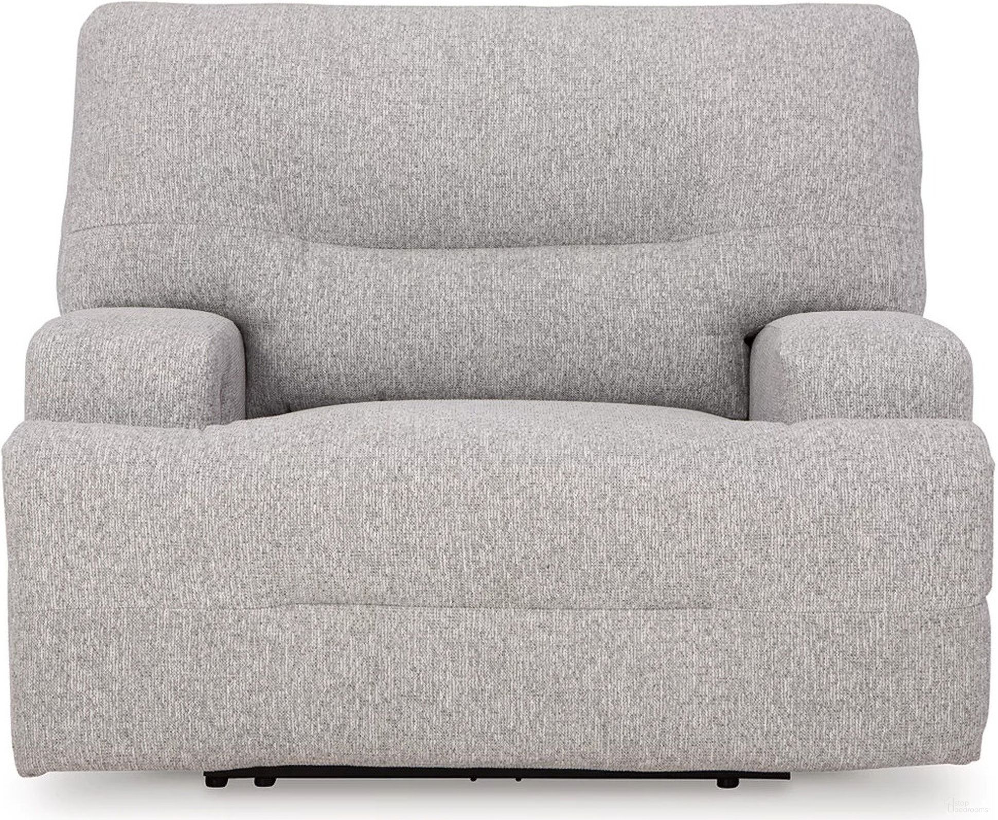The appearance of Acklen Place Oversized Power Recliner In Pewter designed by Signature Design by Ashley in the modern / contemporary interior design. This pewter piece of furniture was selected by 1StopBedrooms from Acklen Place Collection to add a touch of cosiness and style into your home. Sku: 9360582. Material: Fabric.