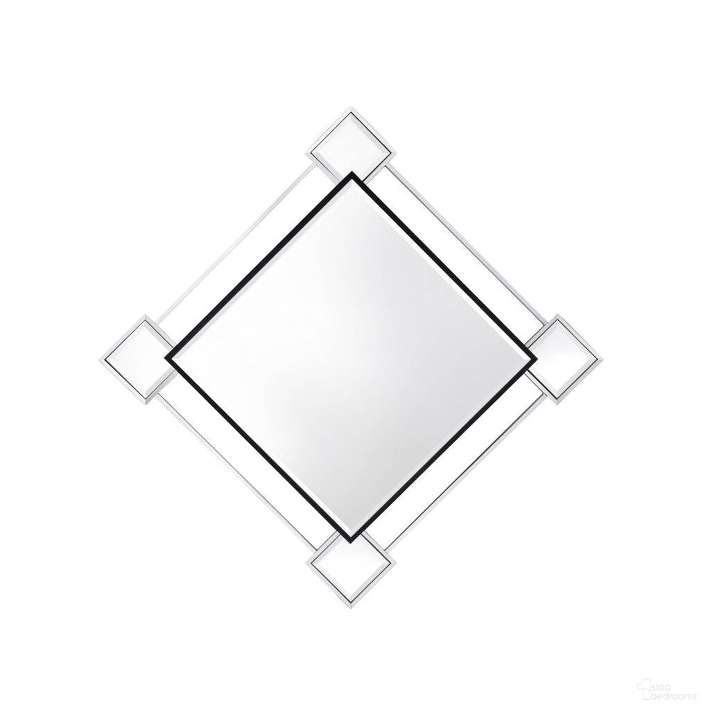 The appearance of Acme Asbury Wall Accent Mirror In Mirrored And Chrome designed by ACME in the glam interior design. This mirrored piece of furniture was selected by 1StopBedrooms from Asbury Collection to add a touch of cosiness and style into your home. Sku: 97467. Material: Metal.