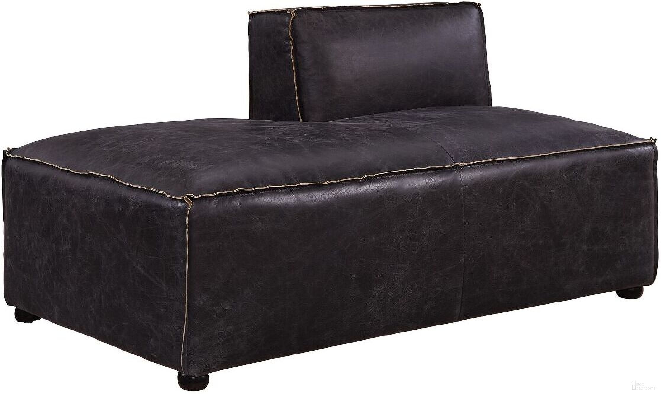 The appearance of Acme Birdie Modular Chaise In Antique Slate Top Grain Leather designed by ACME in the modern / contemporary interior design. This slate piece of furniture was selected by 1StopBedrooms from Birdie Collection to add a touch of cosiness and style into your home. Sku: 56588. Material: Wood.
