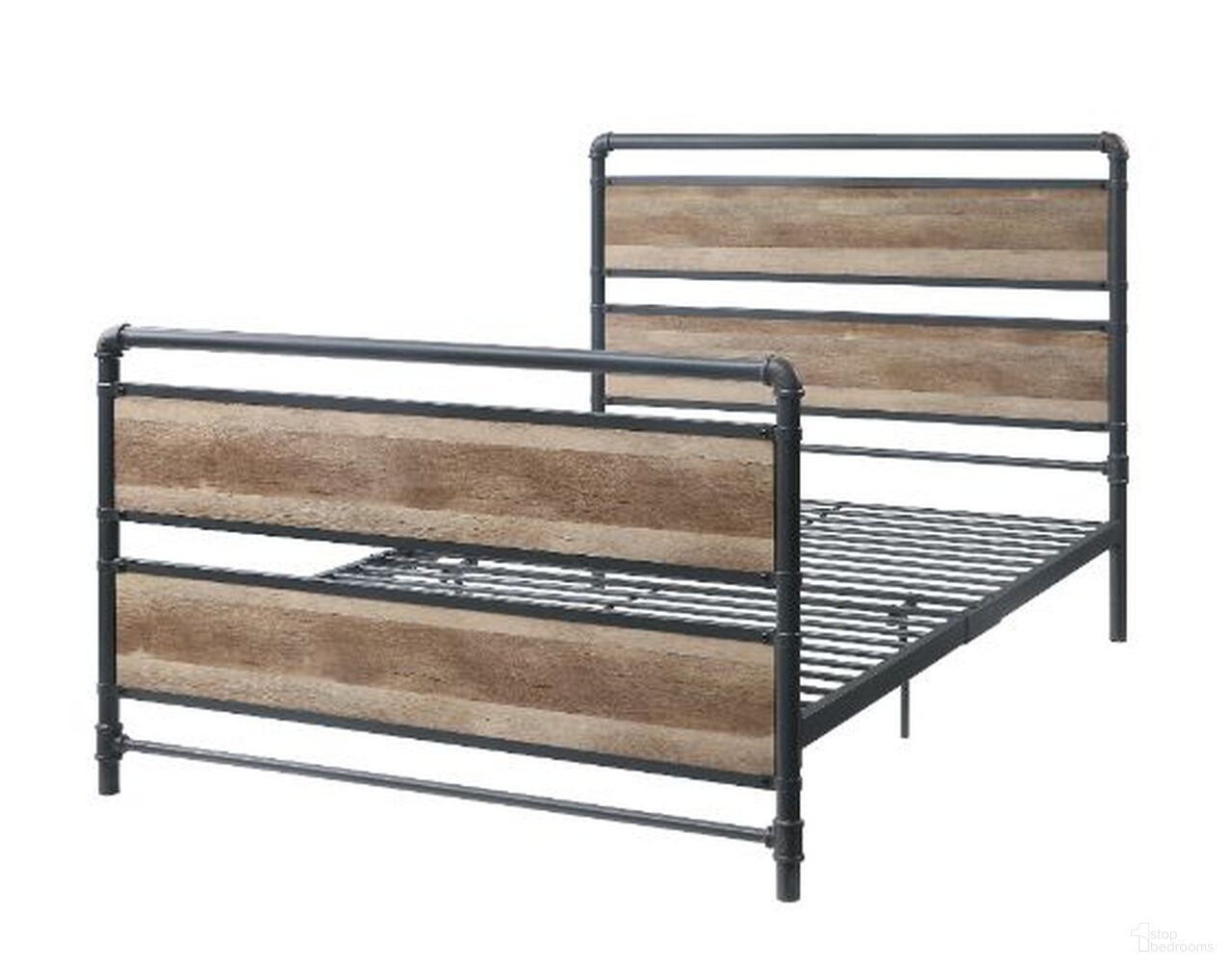 The appearance of Acme Brantley Full Bed In Antique Oak And Sandy Gray Finish designed by ACME in the industrial interior design. This antique oak piece of furniture was selected by 1StopBedrooms from Brantley Collection to add a touch of cosiness and style into your home. Sku: 35885F. Material: Wood. Bed Size: Full. Bed Type: Slat / Spindle Bed.