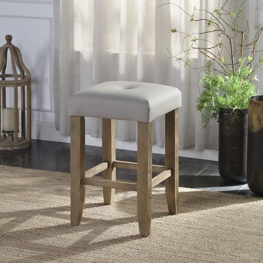 The appearance of Acme Charnell Counter Height Stool Set Of 2 In Oak Finish designed by ACME in the transitional interior design. This oak piece of furniture was selected by 1StopBedrooms from Charnell Collection to add a touch of cosiness and style into your home. Sku: DN00552. Material: Wood.
