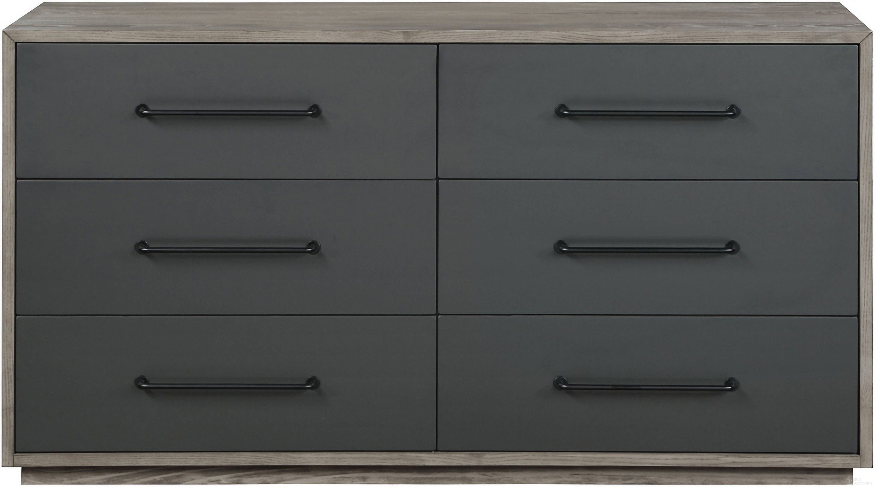The appearance of Acme Estevon Dresser In Gray Oak Finish designed by ACME in the transitional interior design. This gray oak piece of furniture  was selected by 1StopBedrooms from Estevon Collection to add a touch of cosiness and style into your home. Sku: BD00614. Material: Wood.