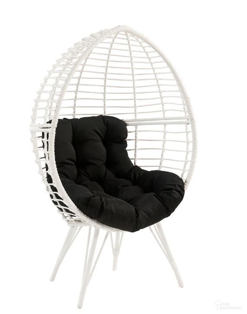 The appearance of Acme Galzed Patio Lounge Chair In Black Fabric And White Wicker designed by ACME in the modern / contemporary interior design. This black piece of furniture was selected by 1StopBedrooms from Galzed Collection to add a touch of cosiness and style into your home. Sku: 45109. Material: Metal.