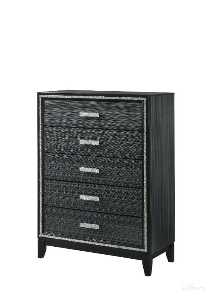 The appearance of Acme Haiden Chest In Weathered Black Finish designed by ACME in the modern / contemporary interior design. This black piece of furniture  was selected by 1StopBedrooms from Haiden Collection to add a touch of cosiness and style into your home. Sku: 28436. Material: Wood.