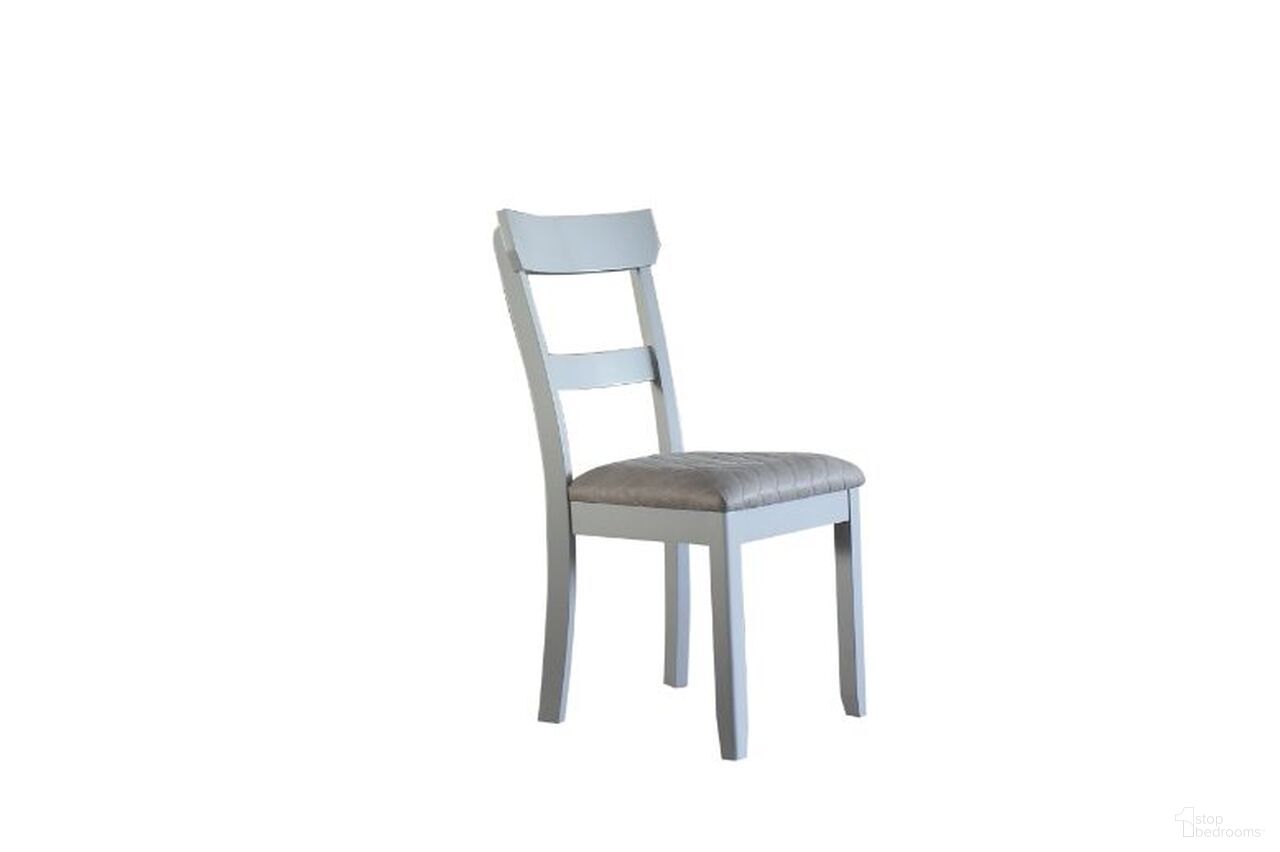 The appearance of House Marchese Side Chair In Two Tone Gray Fabric And Pearl Gray Finish designed by ACME in the transitional interior design. This pearl piece of furniture was selected by 1StopBedrooms from House Marchese Collection to add a touch of cosiness and style into your home. Sku: 68862. Material: Wood. Chair Type: Side Chair.