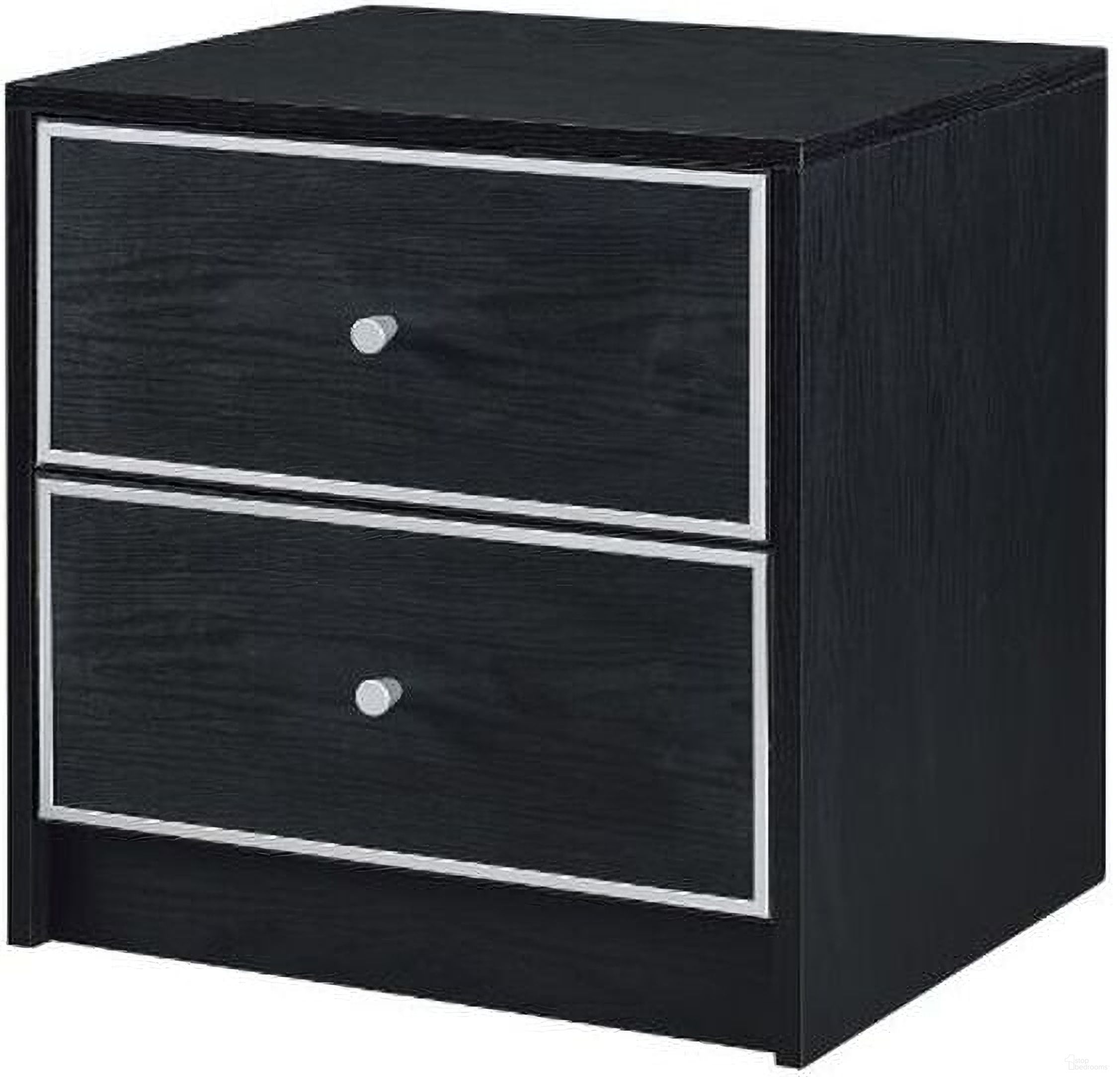 The appearance of Acme Jabir Accent Table In Brown Walnut And Black Finish designed by ACME in the industrial interior design. This brown piece of furniture  was selected by 1StopBedrooms from Jabir Collection to add a touch of cosiness and style into your home. Sku: 97966. Material: Metal.