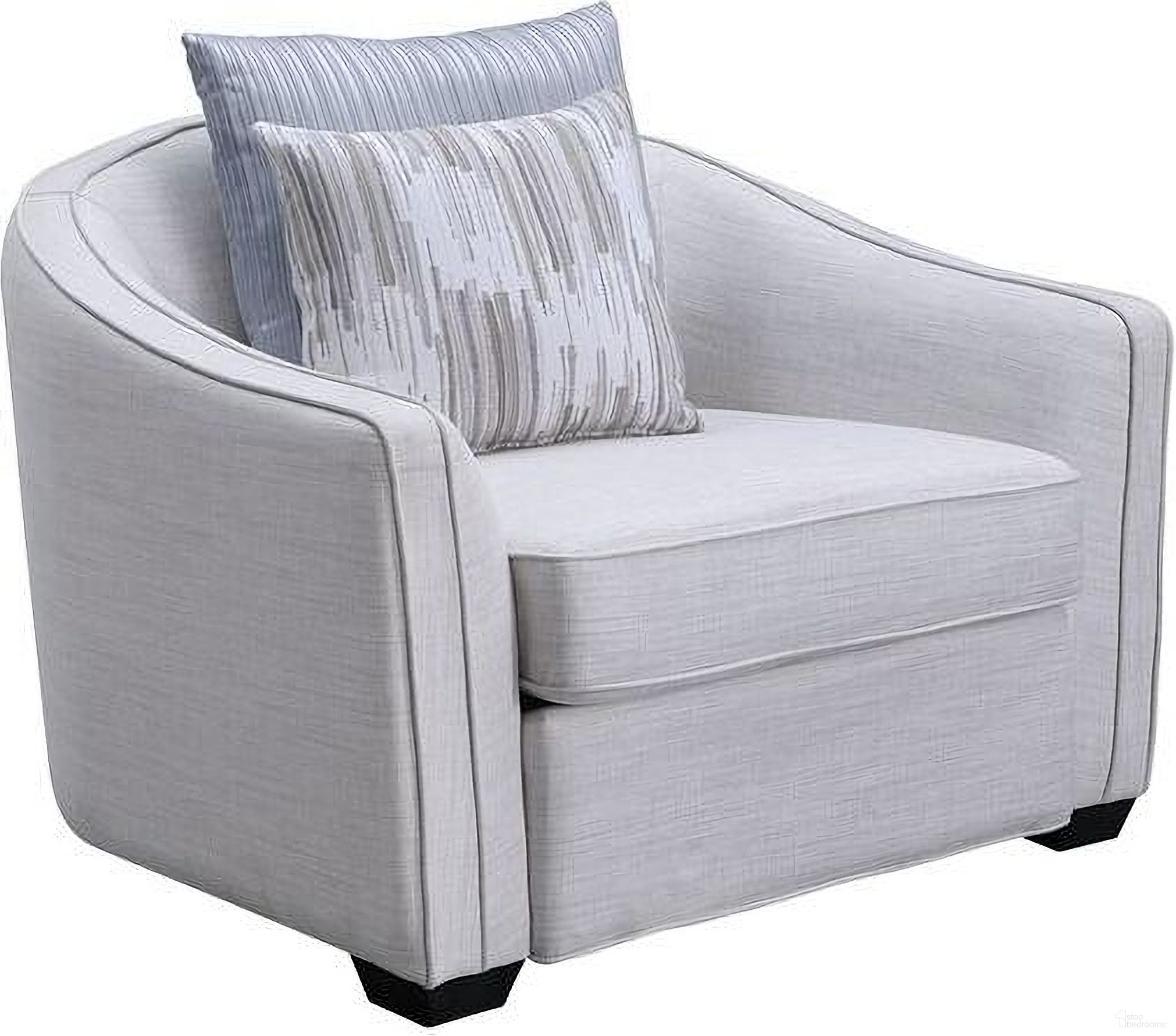 The appearance of Mahler II Chair With 2 Pillows designed by ACME in the transitional interior design. This beige linen piece of furniture was selected by 1StopBedrooms from Mahler Ii Collection to add a touch of cosiness and style into your home. Sku: LV00487. Material: Wood.