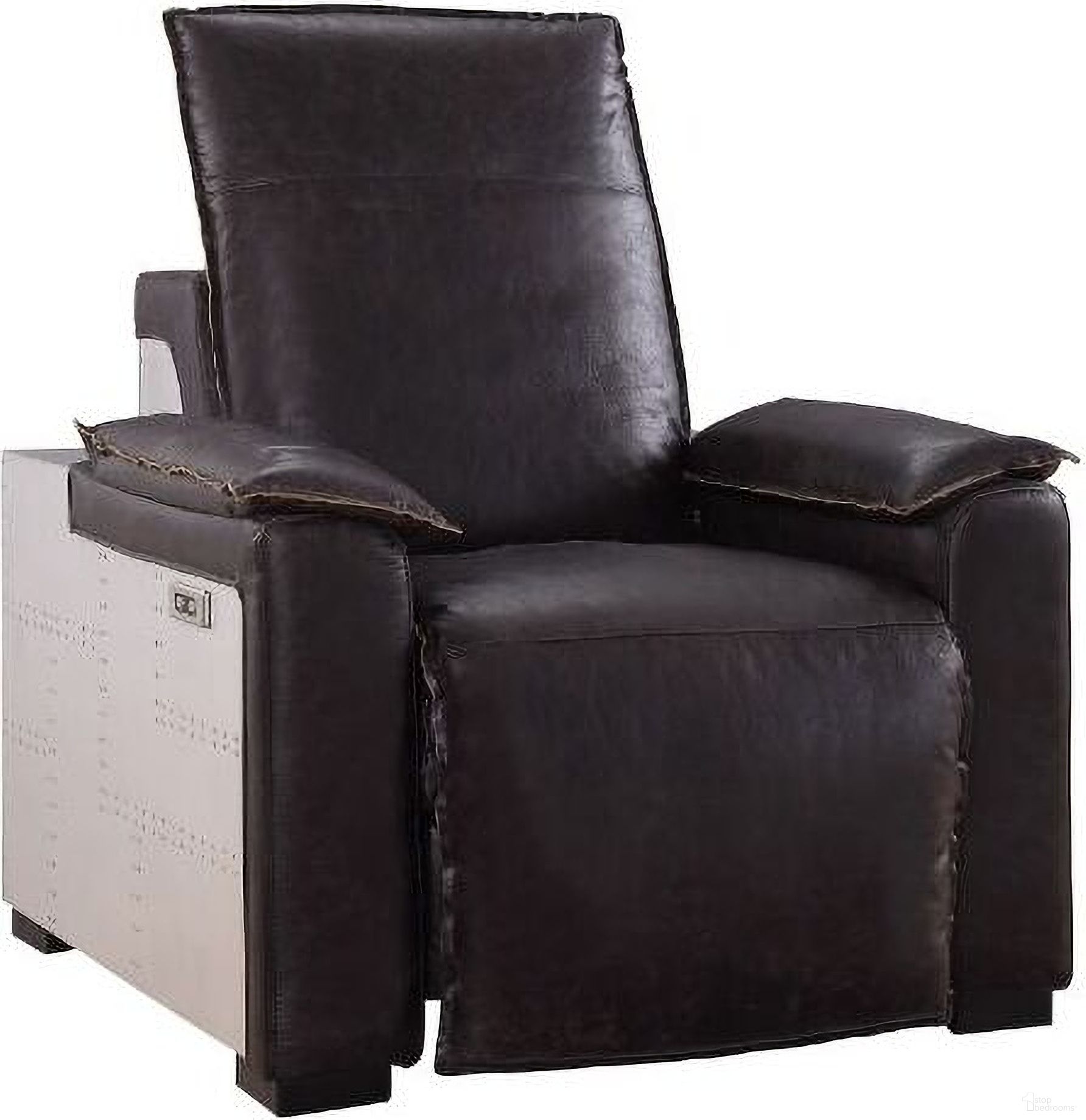The appearance of Acme Nernoss Power Motion Recliner In Dark Grain Brown Leather designed by ACME in the industrial interior design. This brown piece of furniture was selected by 1StopBedrooms from Misezon Collection to add a touch of cosiness and style into your home. Sku: 59943. Material: Aluminum.