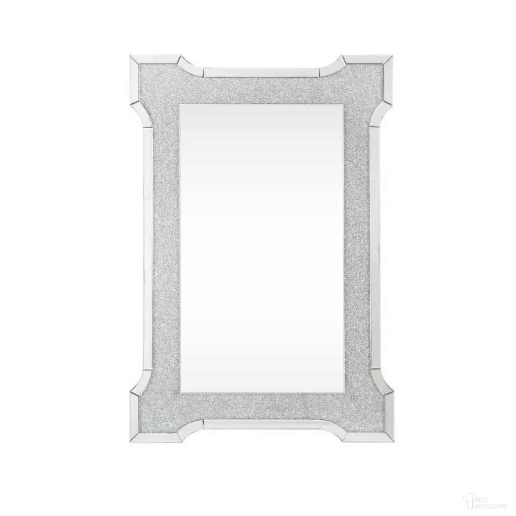 The appearance of Acme Nowles Wall Decor In Mirrored And Faux Stones designed by ACME in the glam interior design. This mirrored piece of furniture was selected by 1StopBedrooms from Noralie Collection to add a touch of cosiness and style into your home. Sku: 97705. Material: Wood.