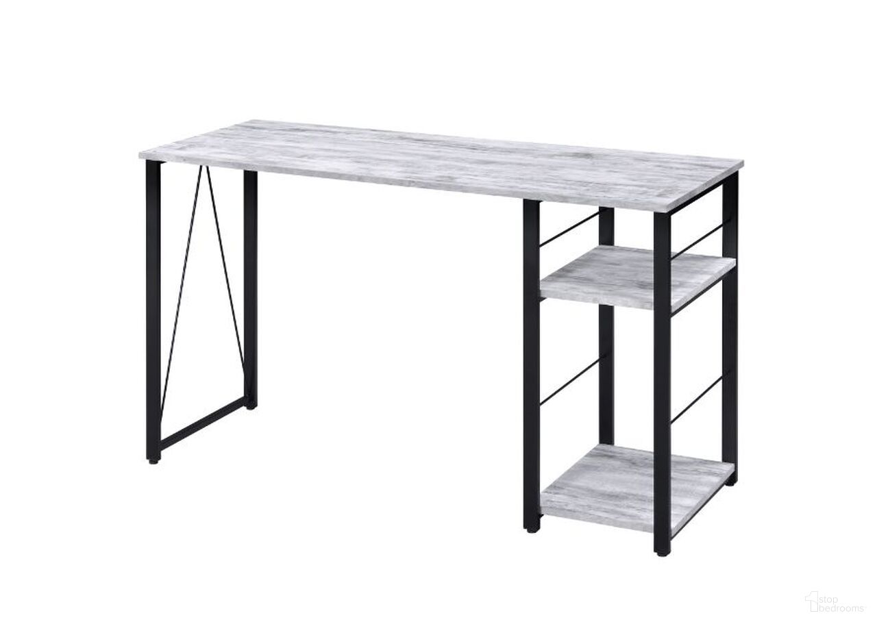 The appearance of Acme Vadna Writing Desk In Antique White And Black Finish designed by ACME in the industrial interior design. This antique white piece of furniture  was selected by 1StopBedrooms from Vadna Collection to add a touch of cosiness and style into your home. Sku: 92767. Material: Wood.